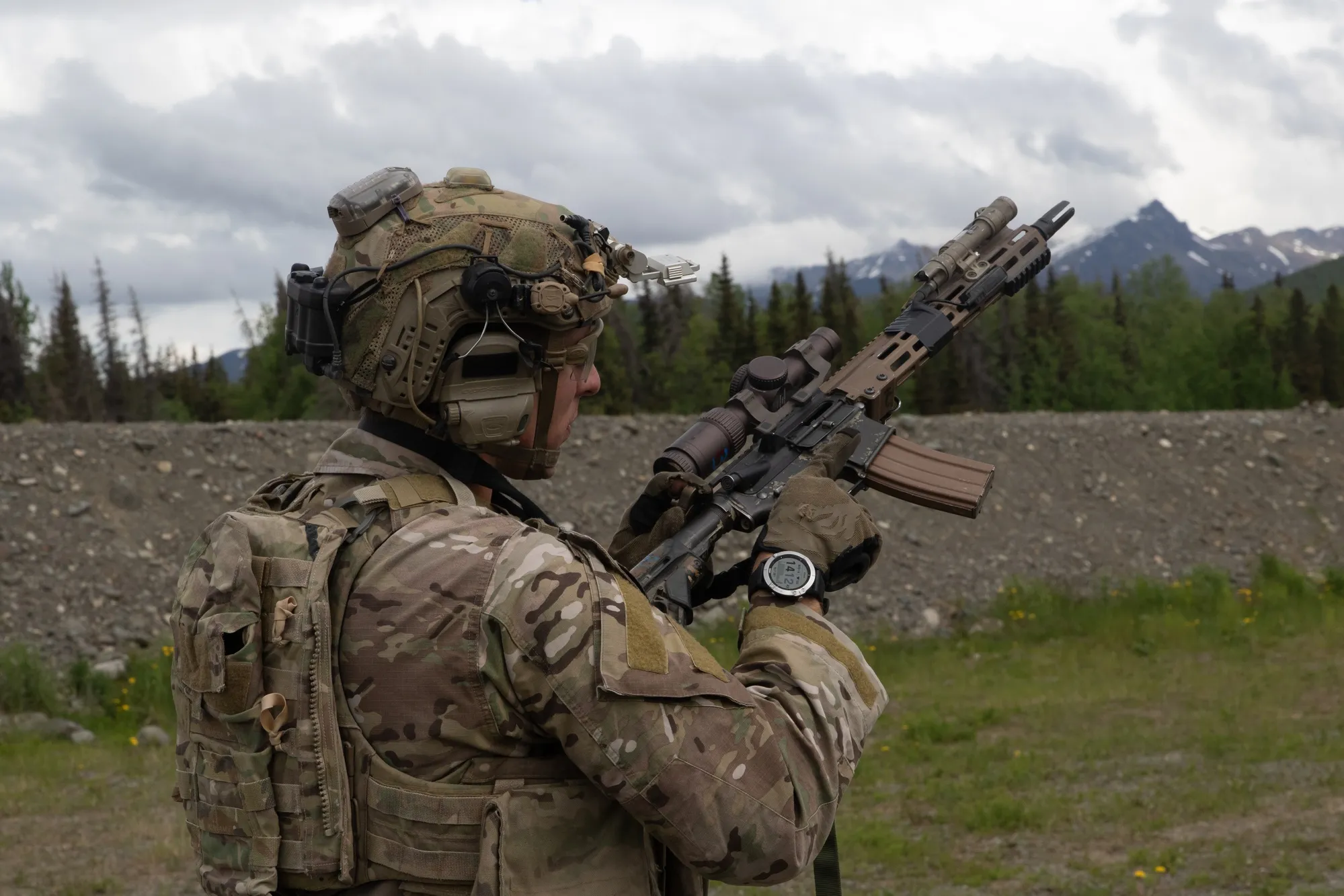 75th Ranger Regiment — 2-75 weapons training, Alaska